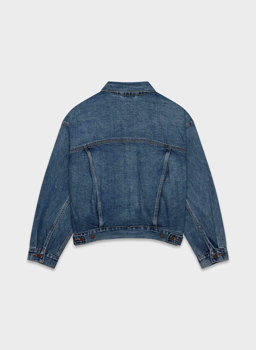levis 90s trucker jacket dark indigo
