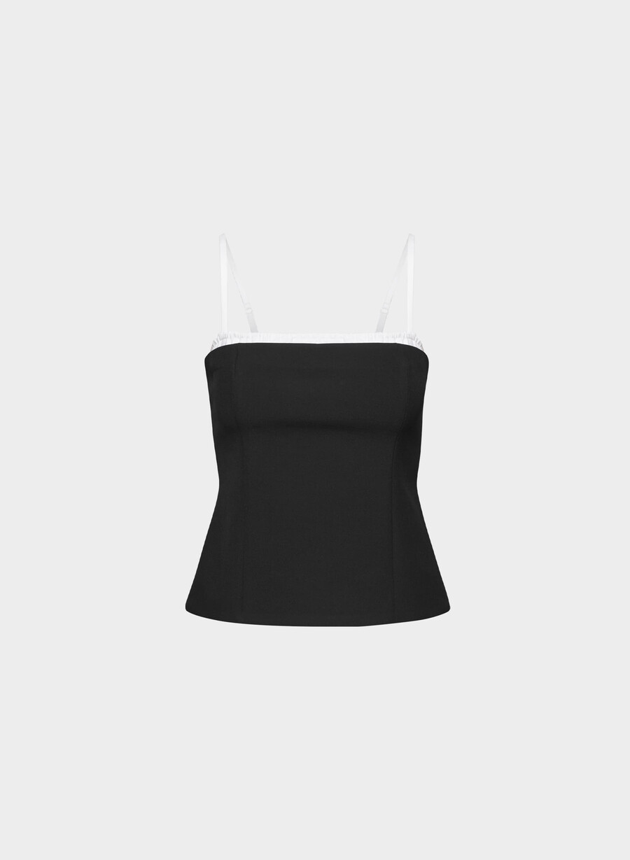 mondrian top - ressential black