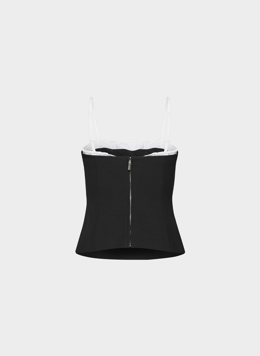 mondrian top - ressential black