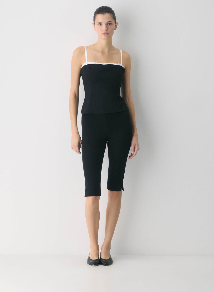mondrian top - ressential black