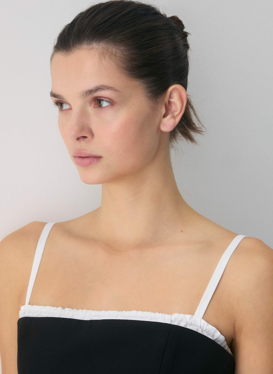 mondrian top - ressential black
