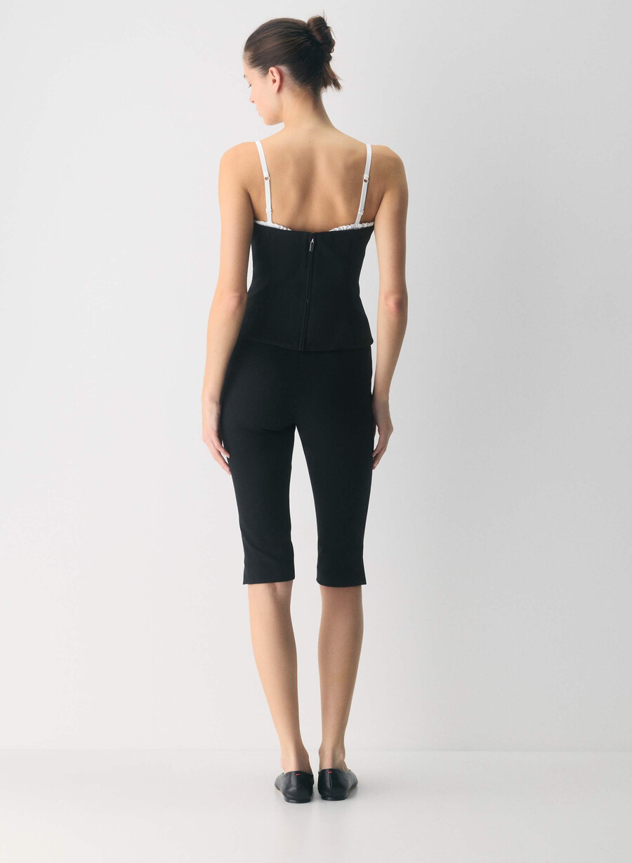 mondrian top - ressential black