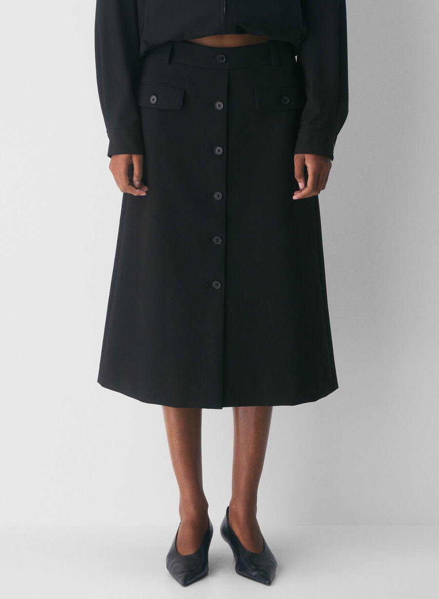 datum skirt - ressential black