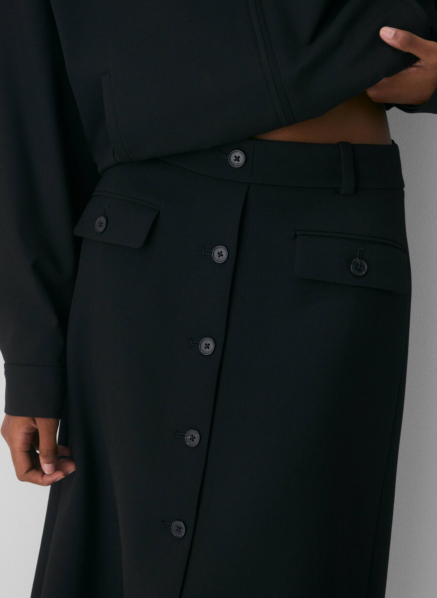 datum skirt - ressential black