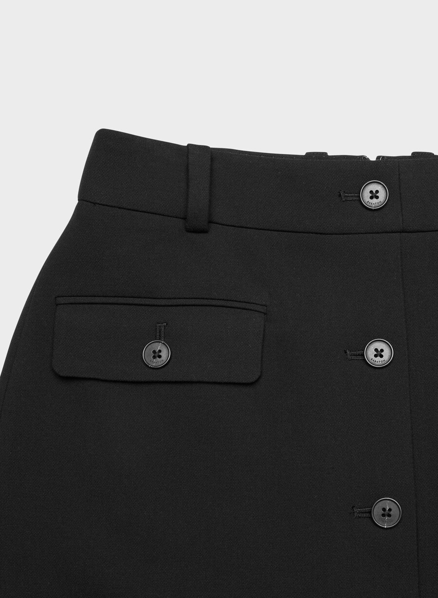 datum skirt - ressential black