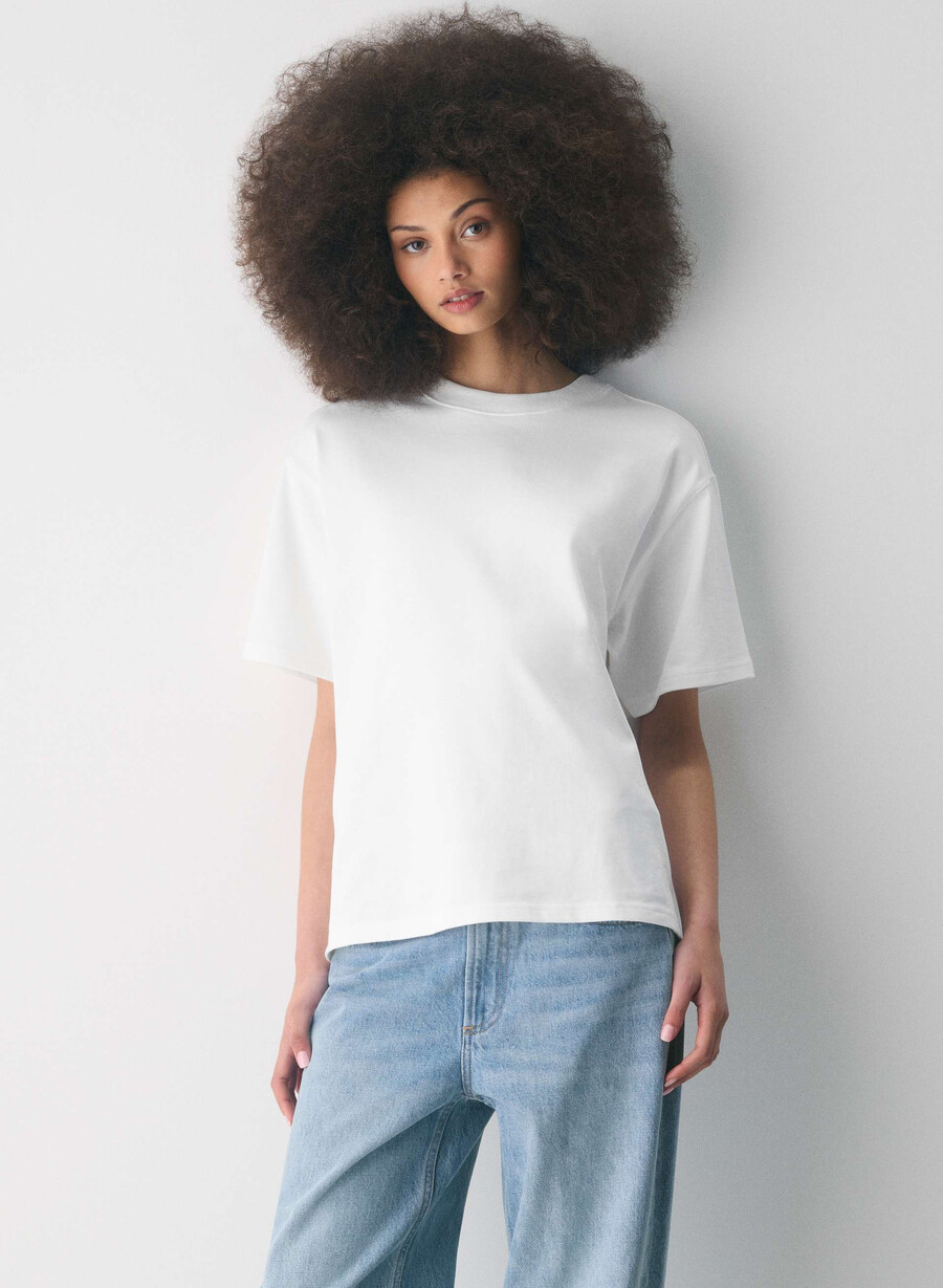 mighty cotton delta t-shirt white