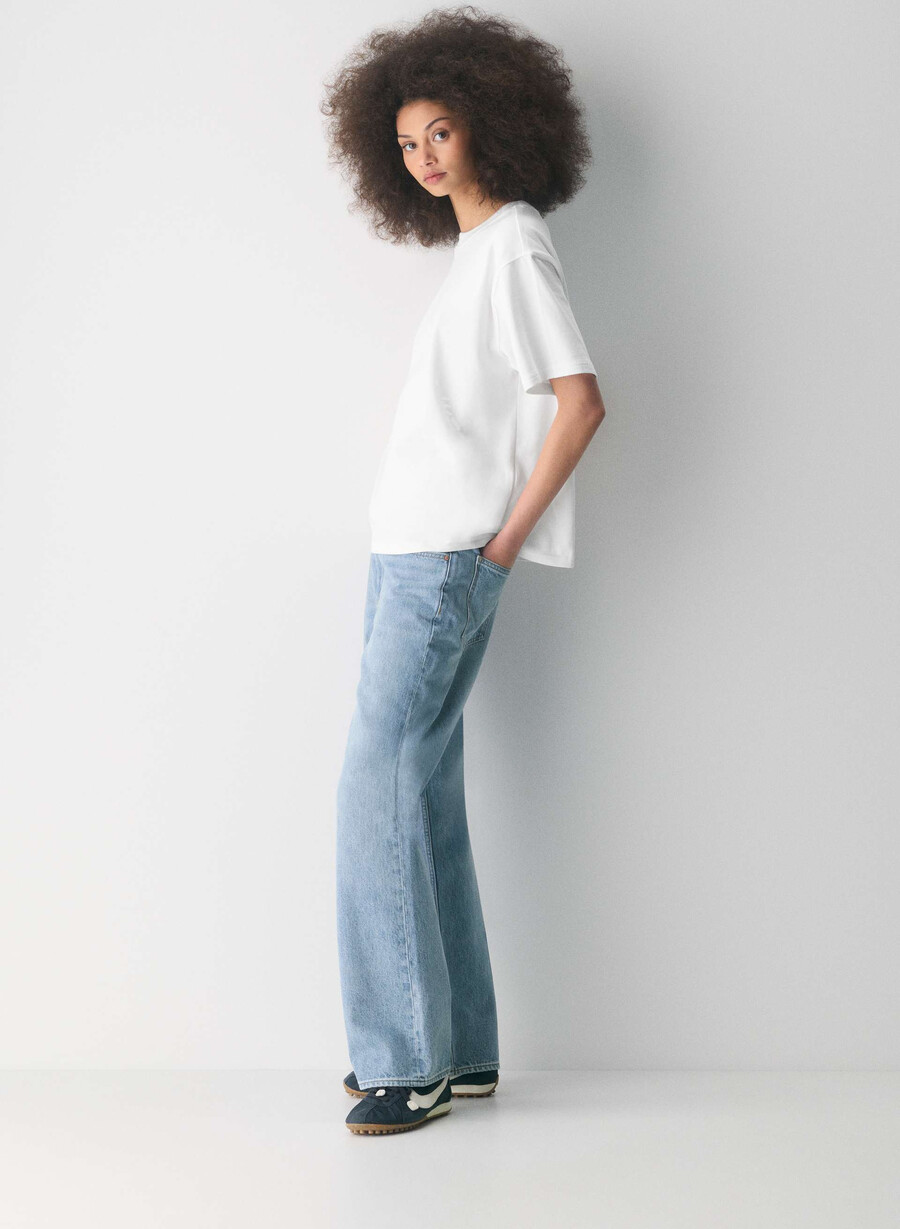 mighty cotton delta t-shirt white