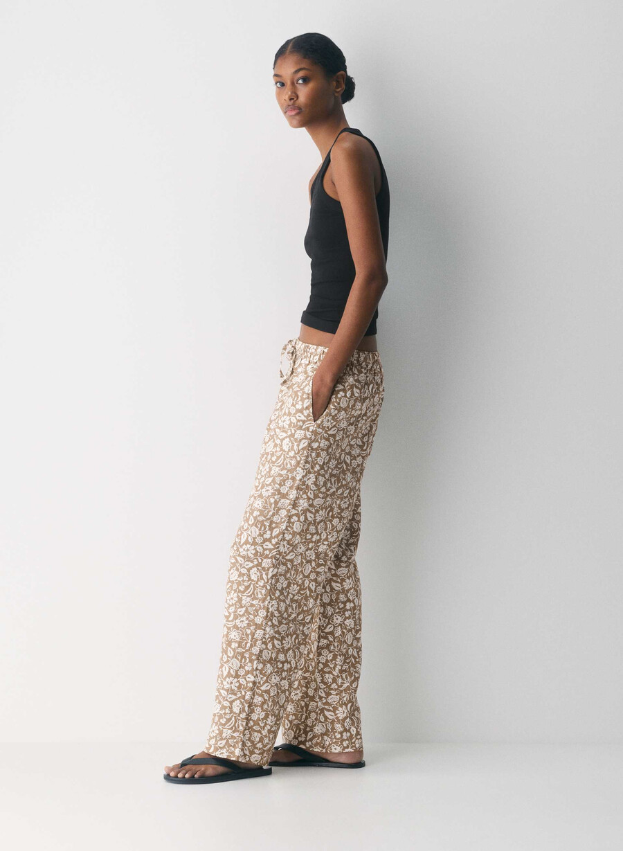 sail linen pant folio brown lt birc