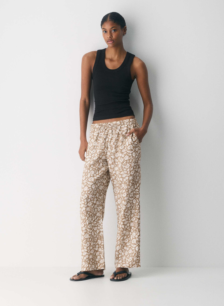 sail linen pant folio brown lt birc