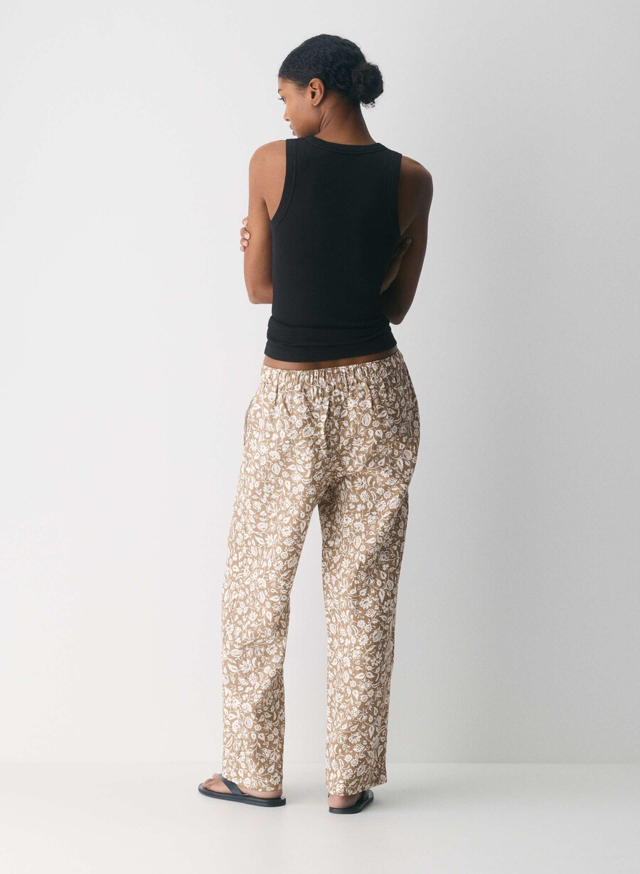 sail linen pant folio brown lt birc