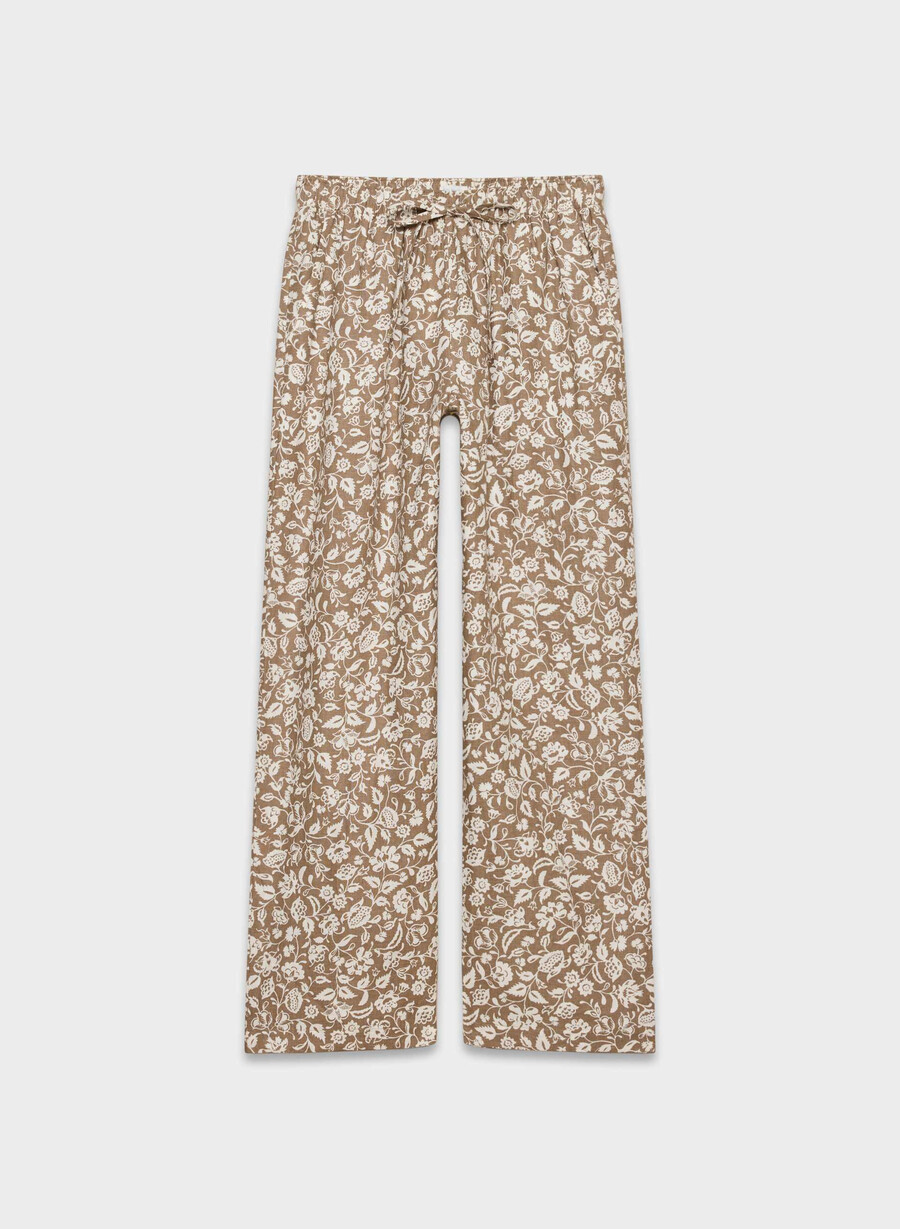 sail linen pant folio brown lt birc