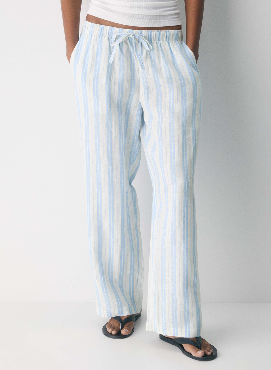 sail linen pant ls strp ok pstcrd b