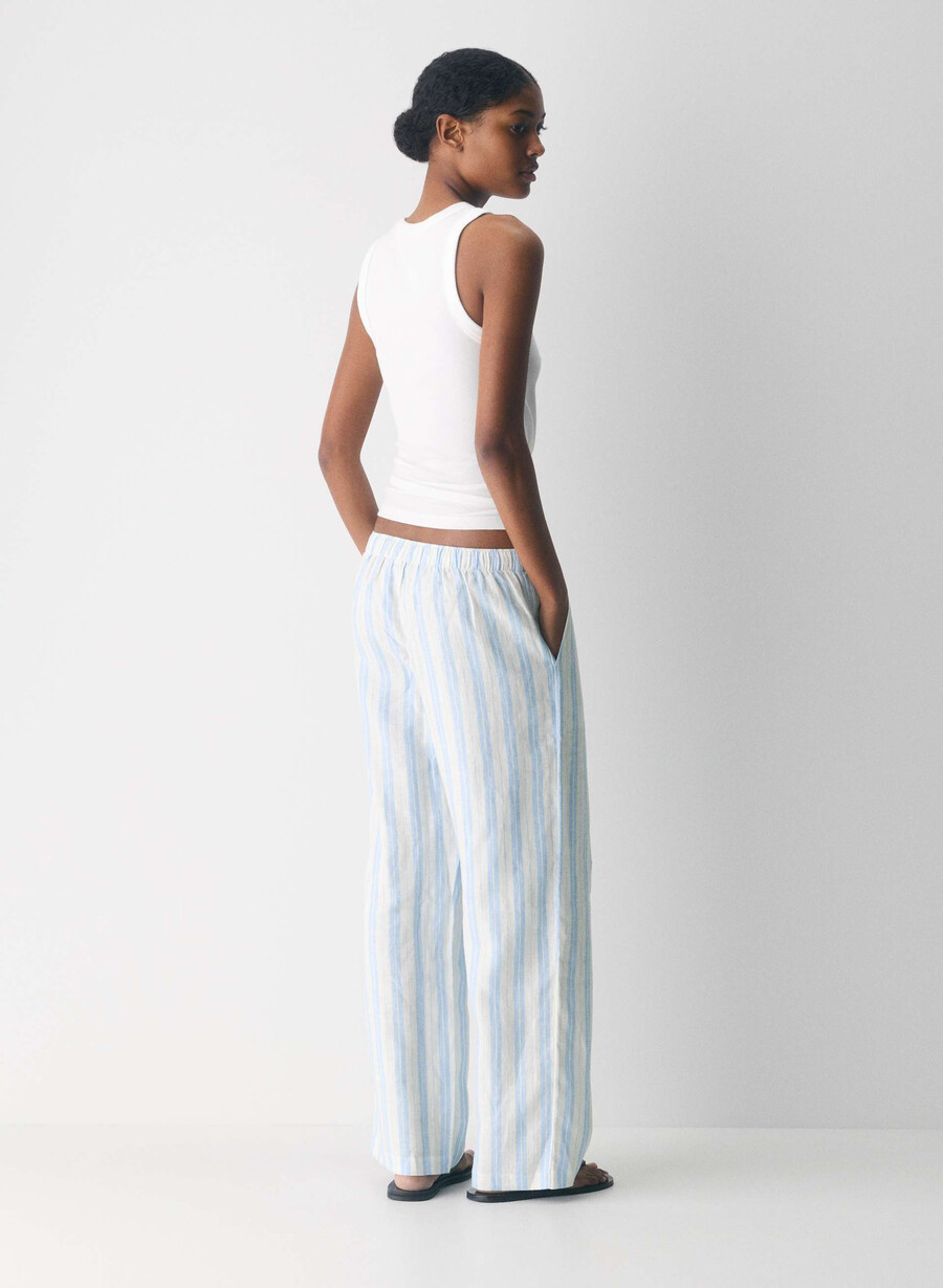 sail linen pant ls strp ok pstcrd b