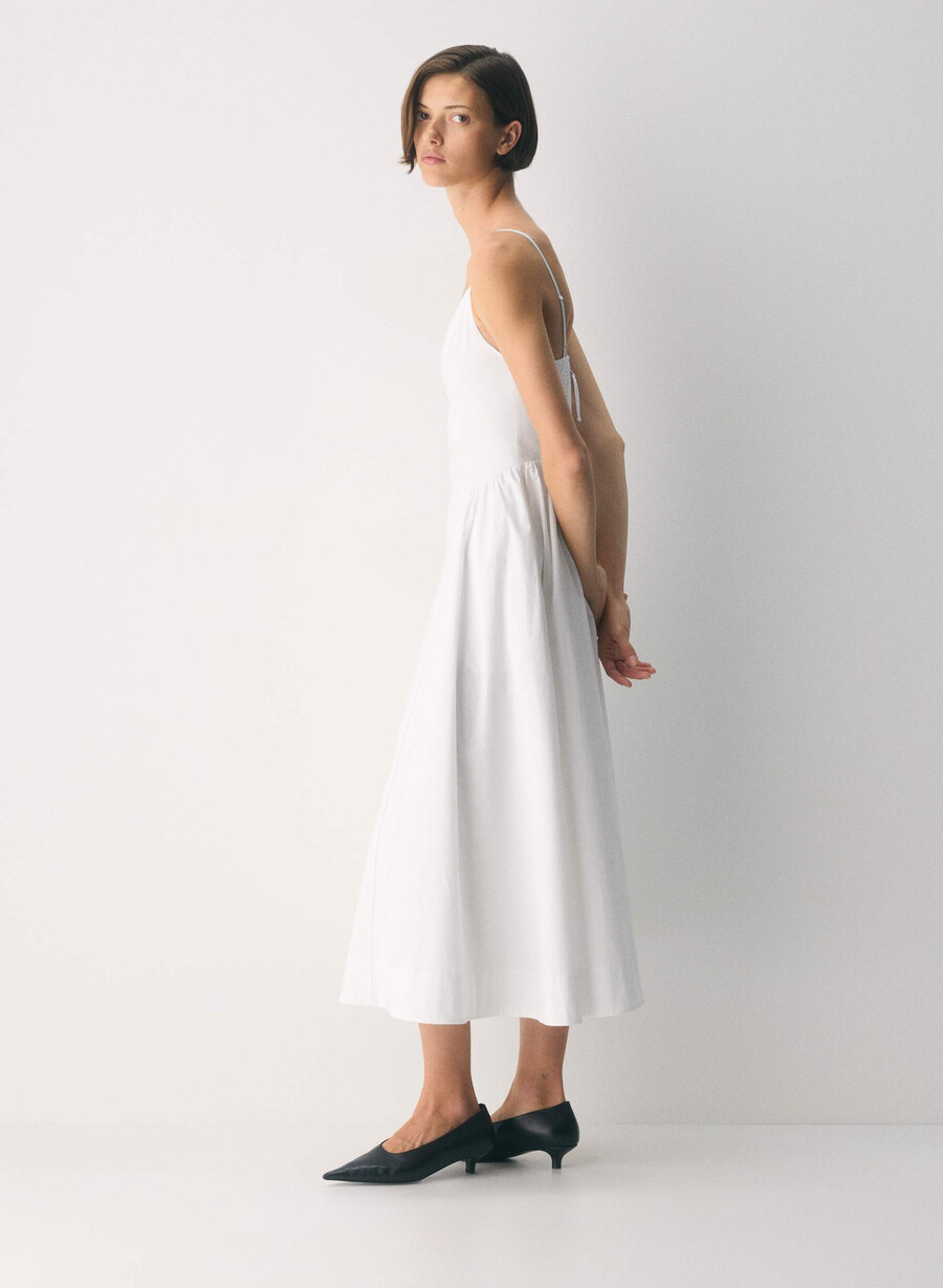 technique poplin dress mtchl strp vla bl o