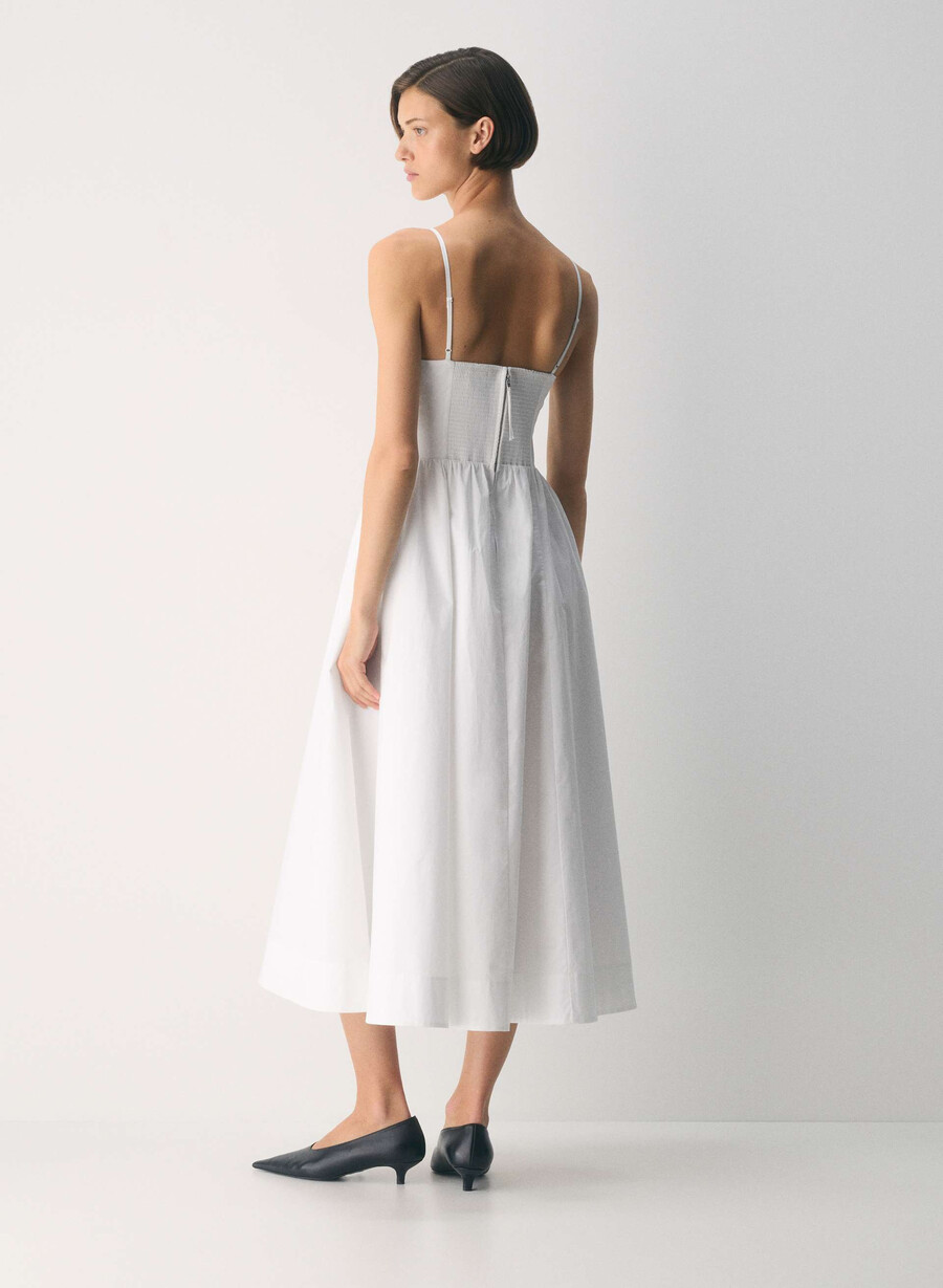 technique poplin dress mtchl strp vla bl o