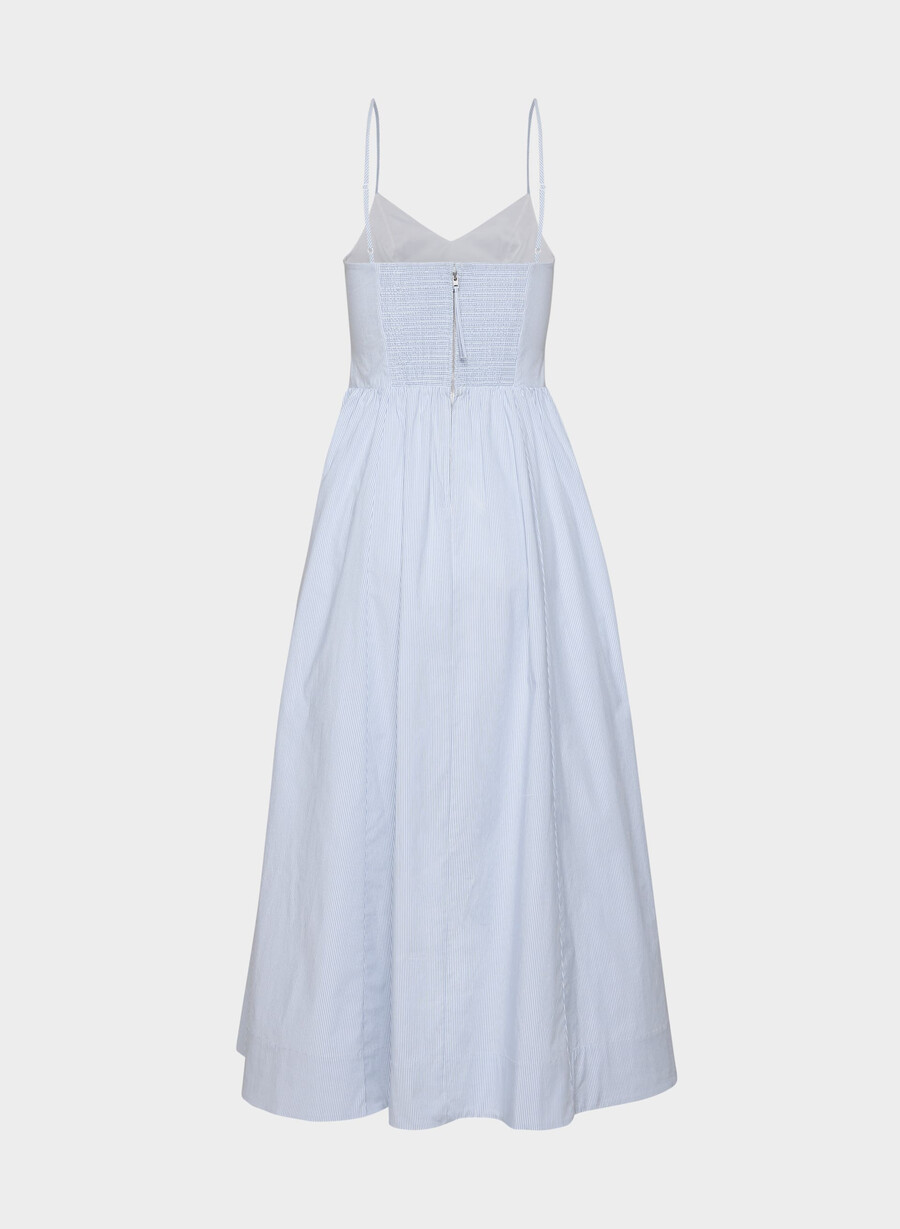 technique poplin dress ingrd strp fr blb w