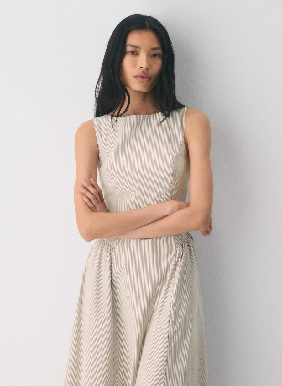 tina poplin dress ingrd strp flo brno