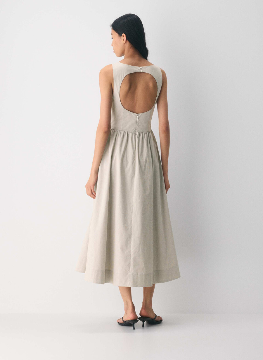 tina poplin dress ingrd strp flo brno