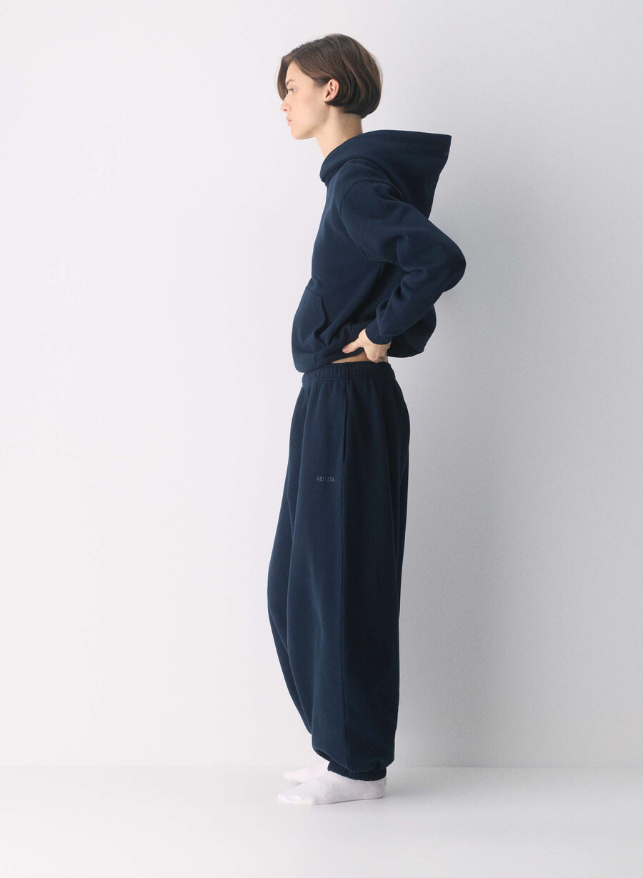 cozy sweatfleece mega balloon jogger admiral