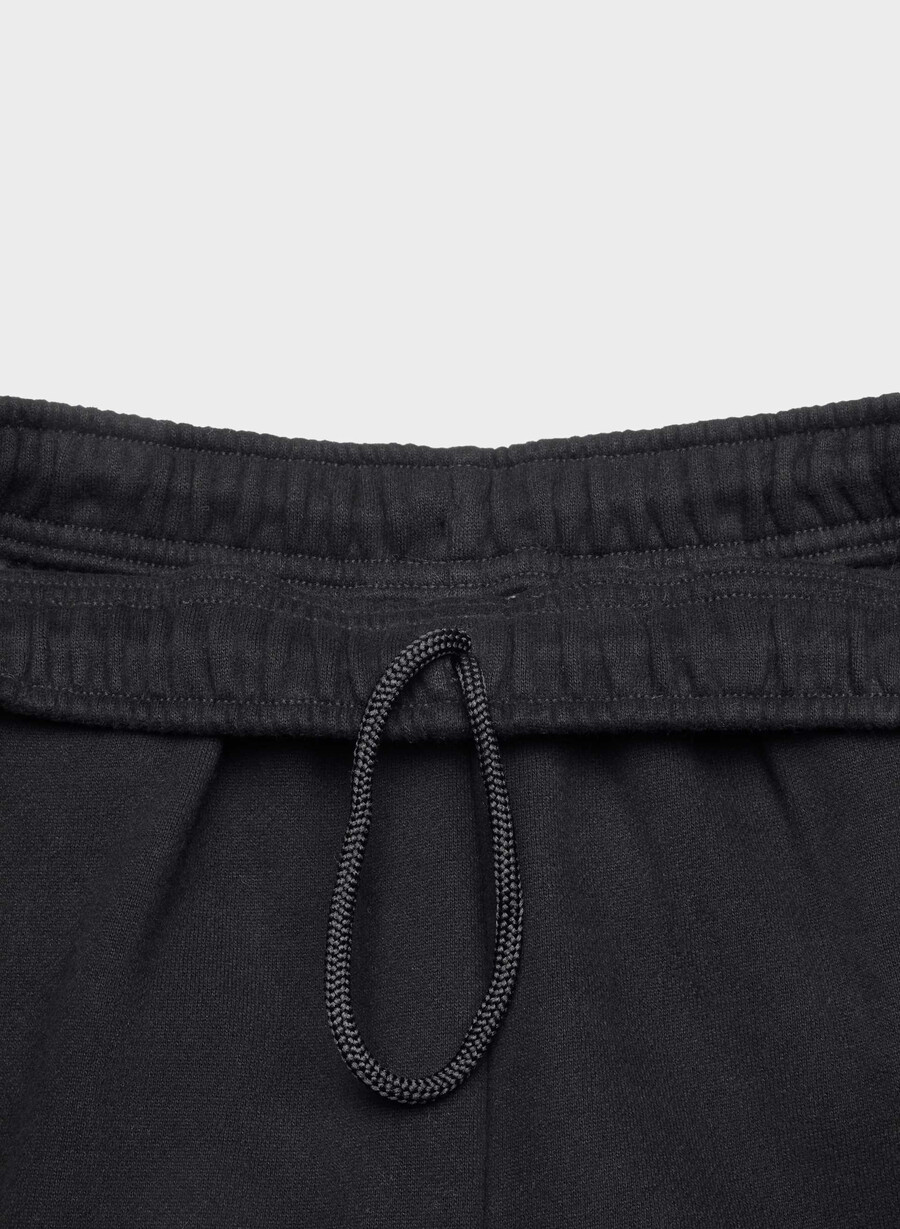 cozy sweatfleece mega balloon jogger black
