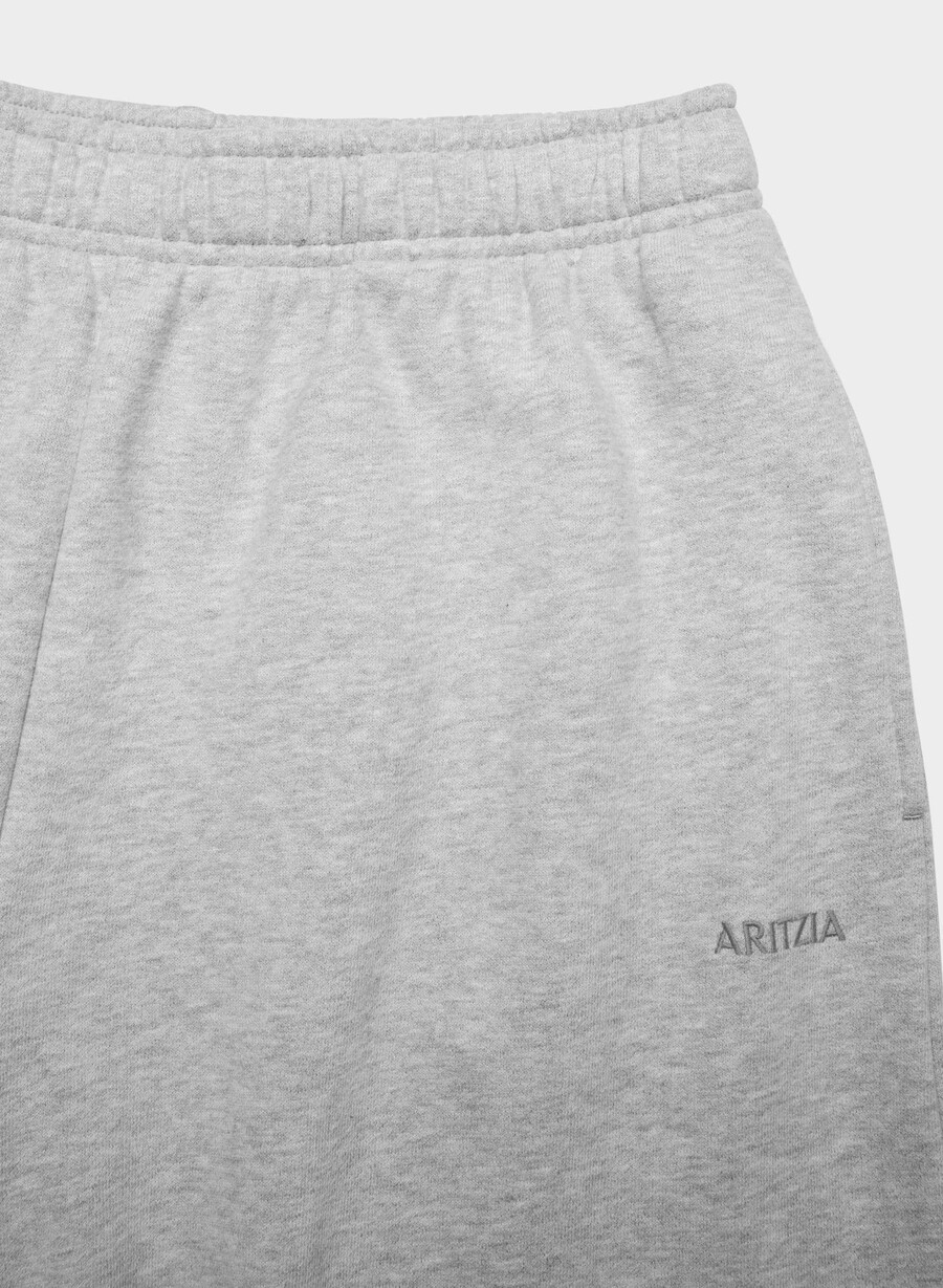 cozy sweatfleece mega balloon jogger heather chrome
