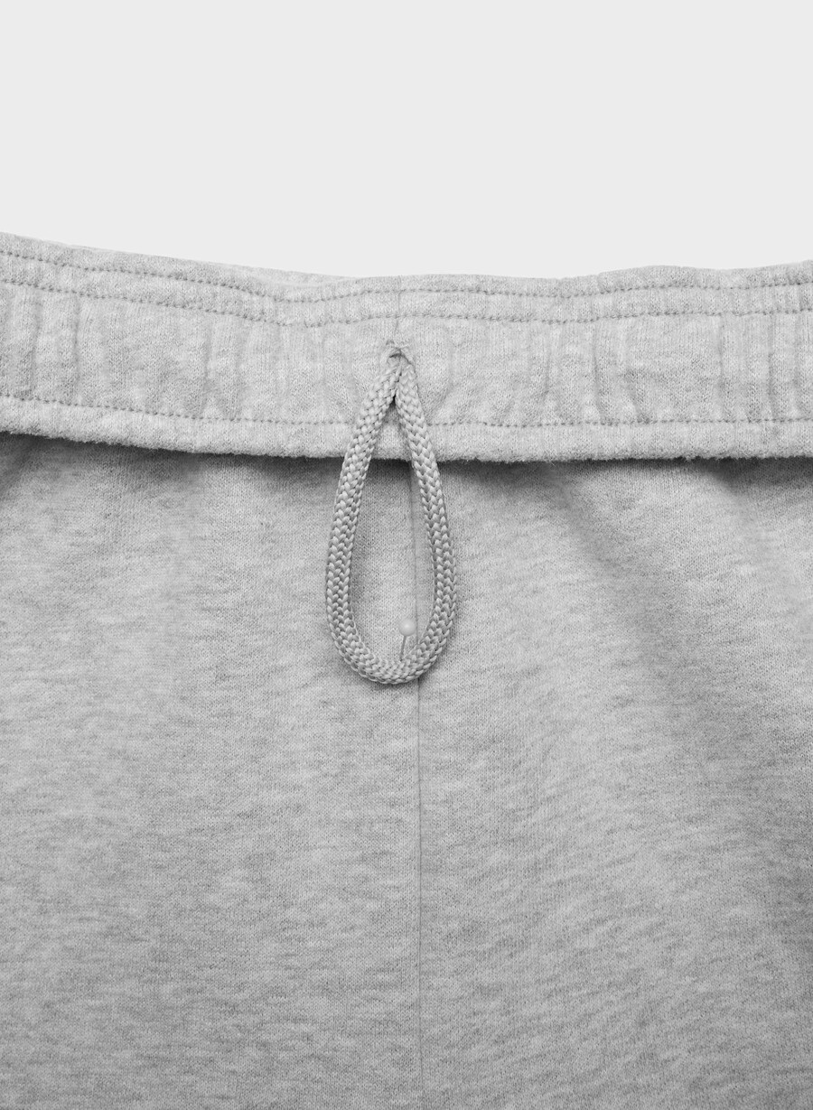 cozy sweatfleece mega balloon jogger heather chrome