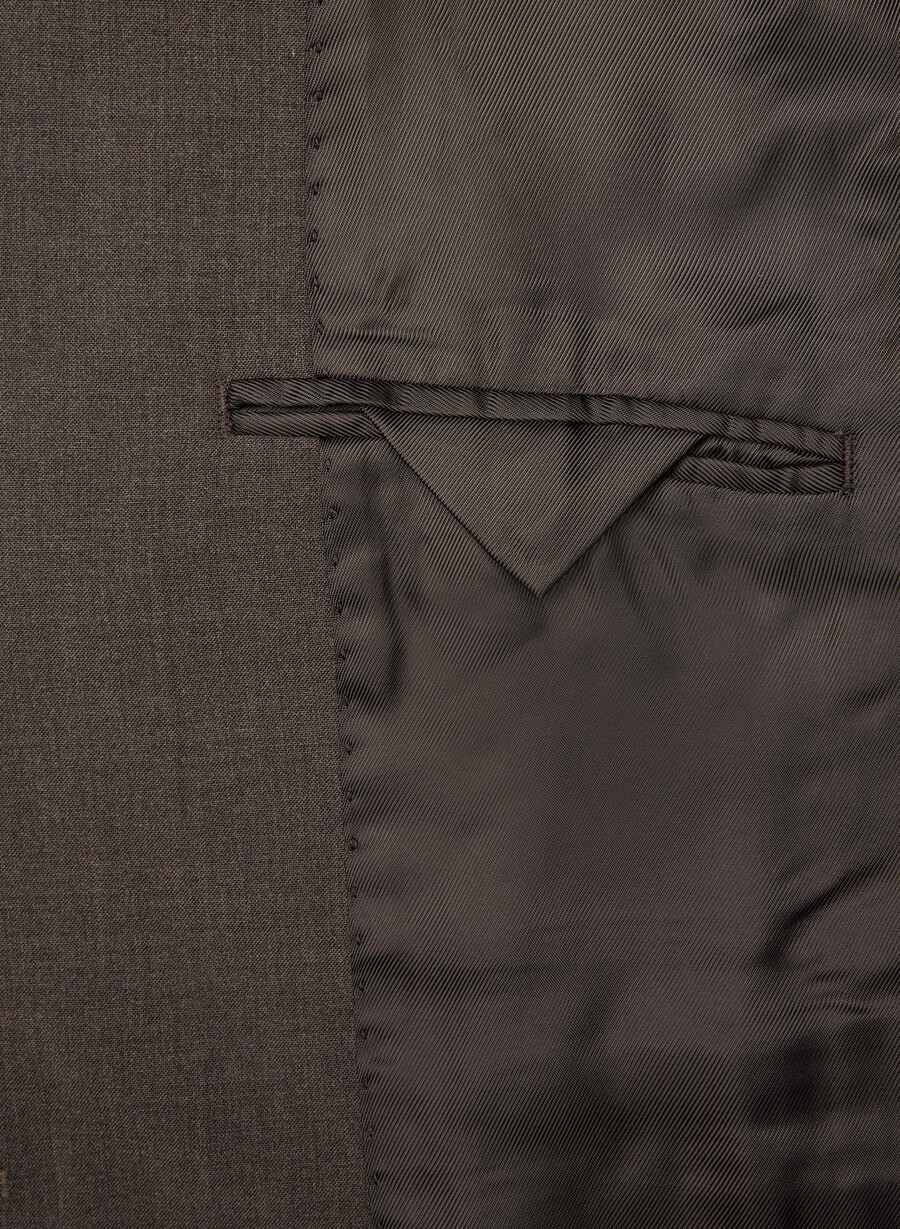 producer wool blazer heather rich mocha brn