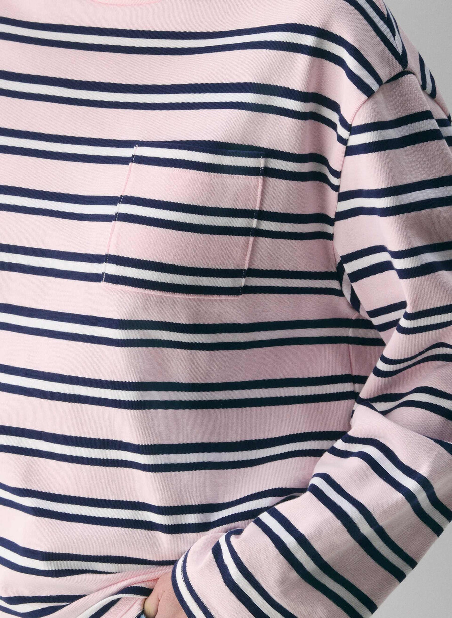 mighty cotton fletch longsleeve villa pink admiral