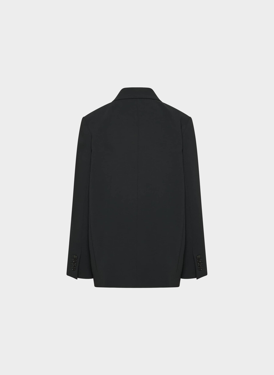 garret blazer - crepette black