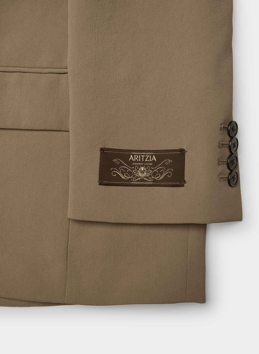 garret blazer - crepette folio brown