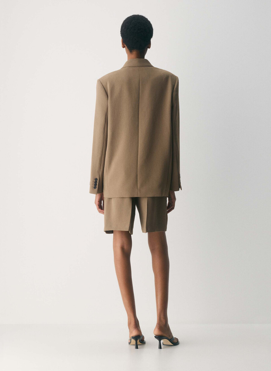 garret blazer - crepette folio brown