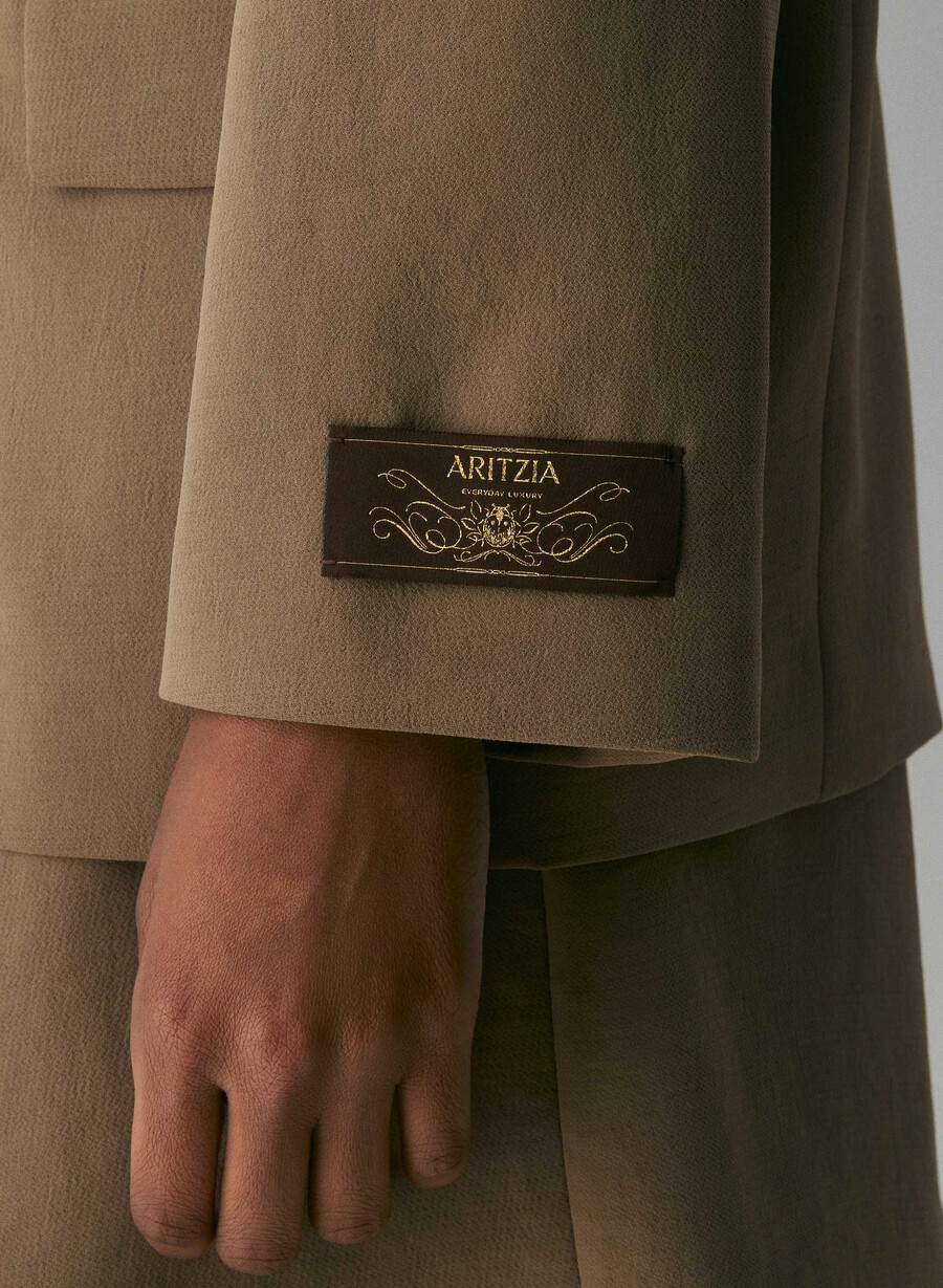 garret blazer - crepette folio brown