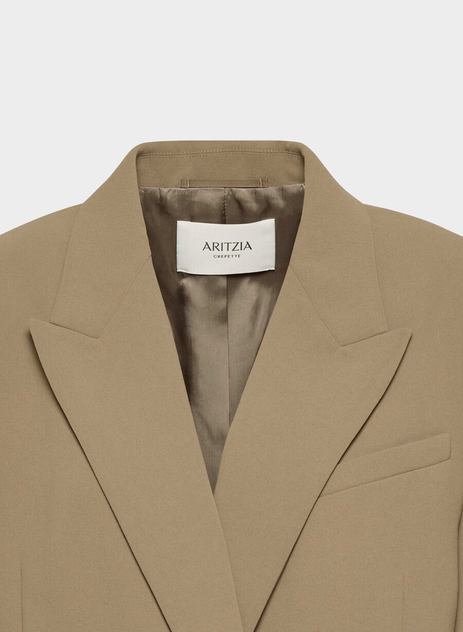 garret blazer - crepette folio brown