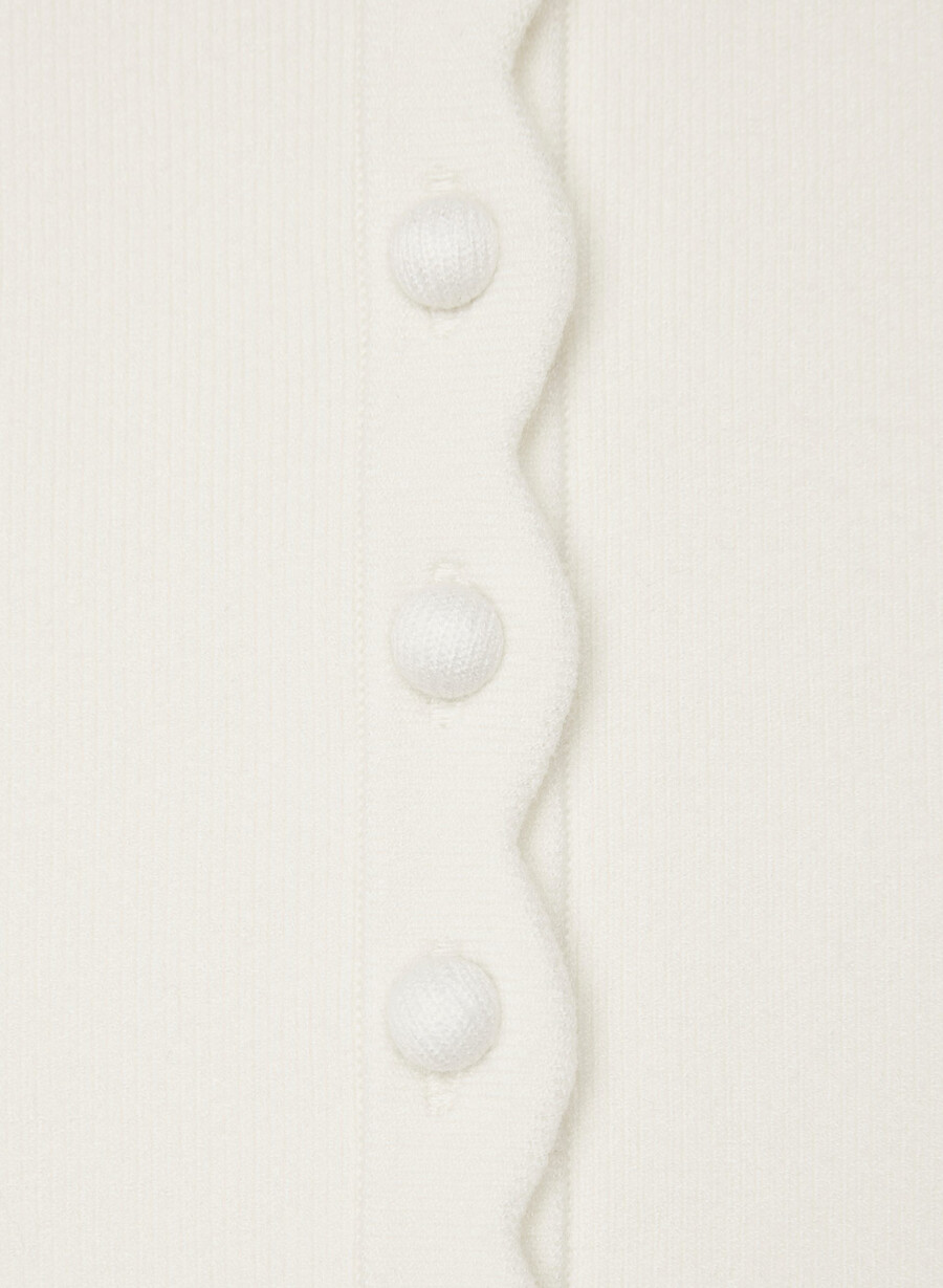 shelly cardigan - wonder yarn light birch