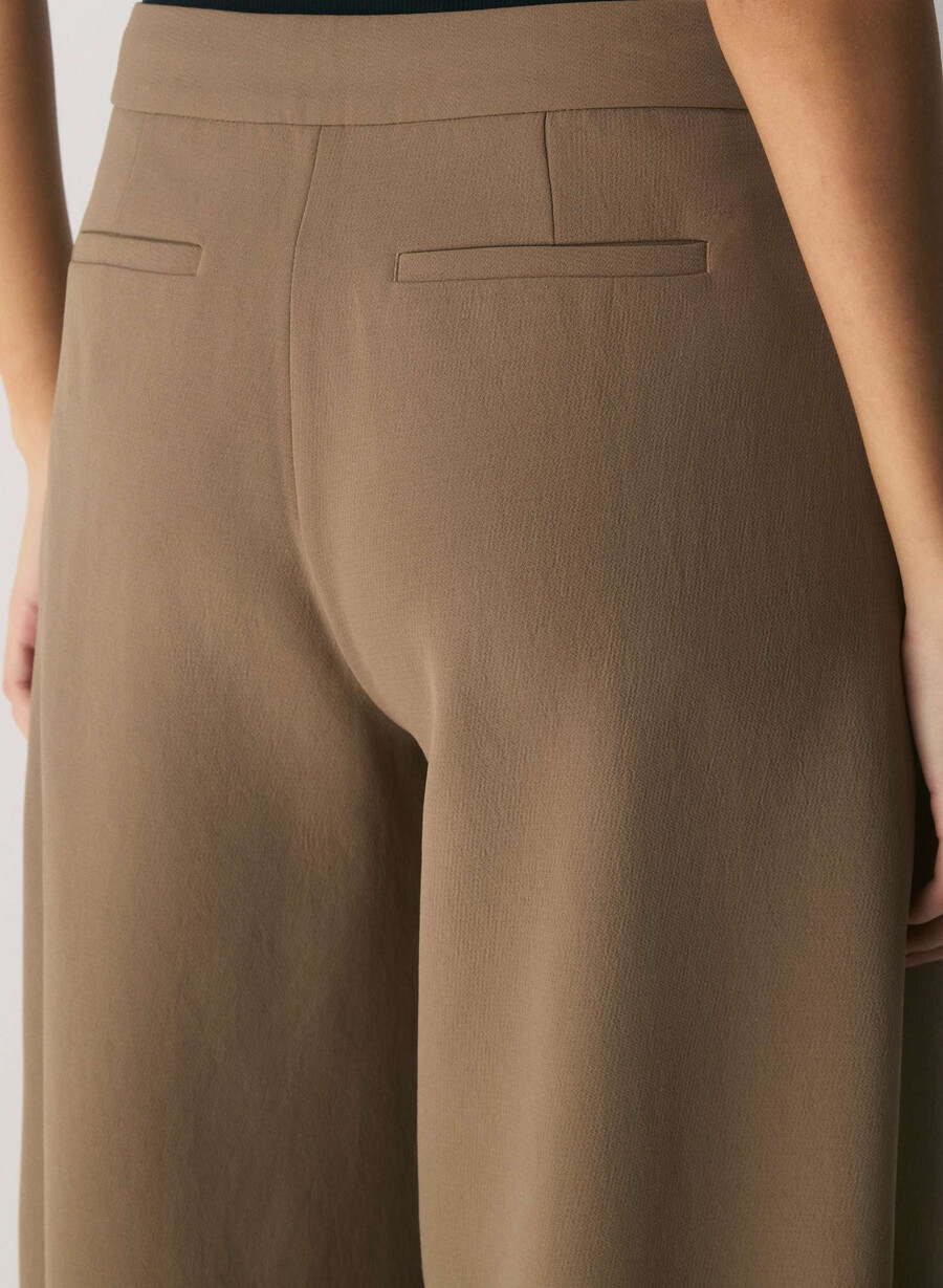 helix barrel pant - crepette folio brown