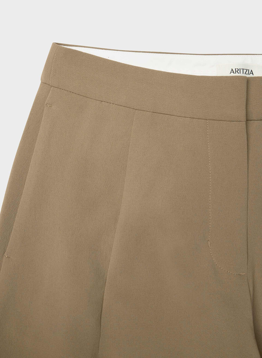 helix barrel pant - crepette folio brown