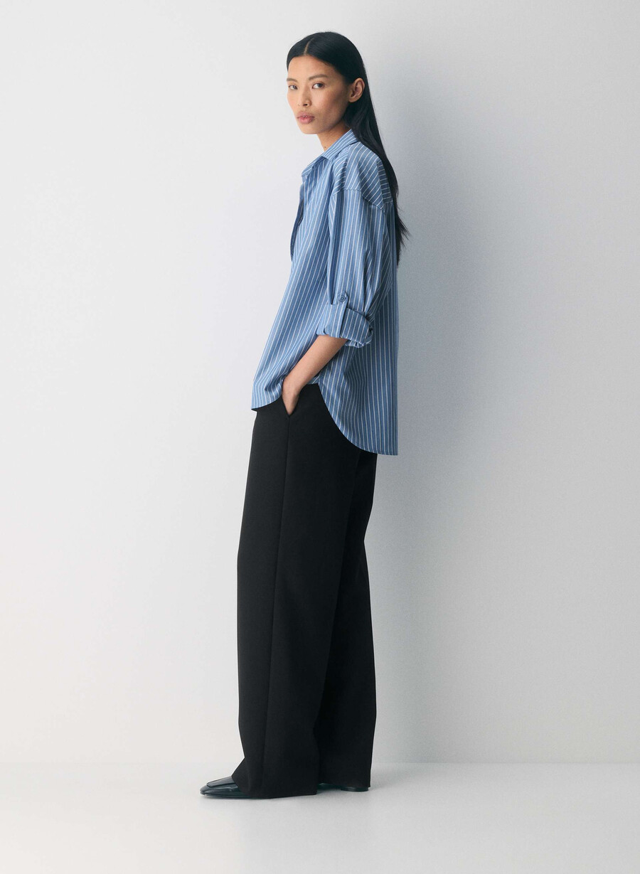 archive poplin shirt mtchl strp fr bluwt