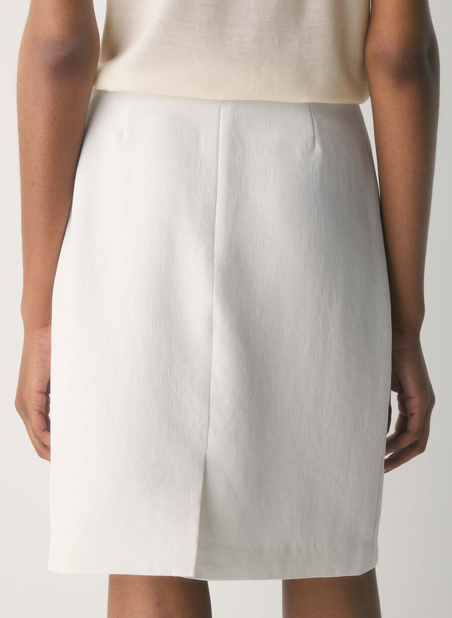 aisle skirt - crepette light birch