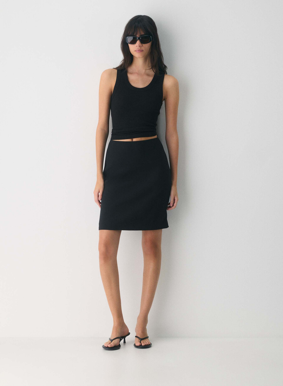 aisle skirt - crepette black