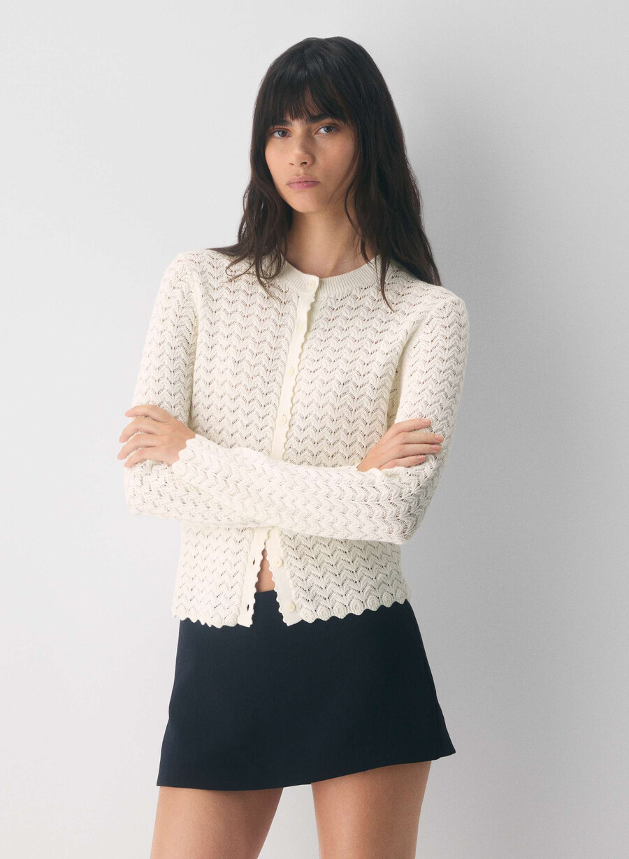 cotton charm prelusion cardigan light birch