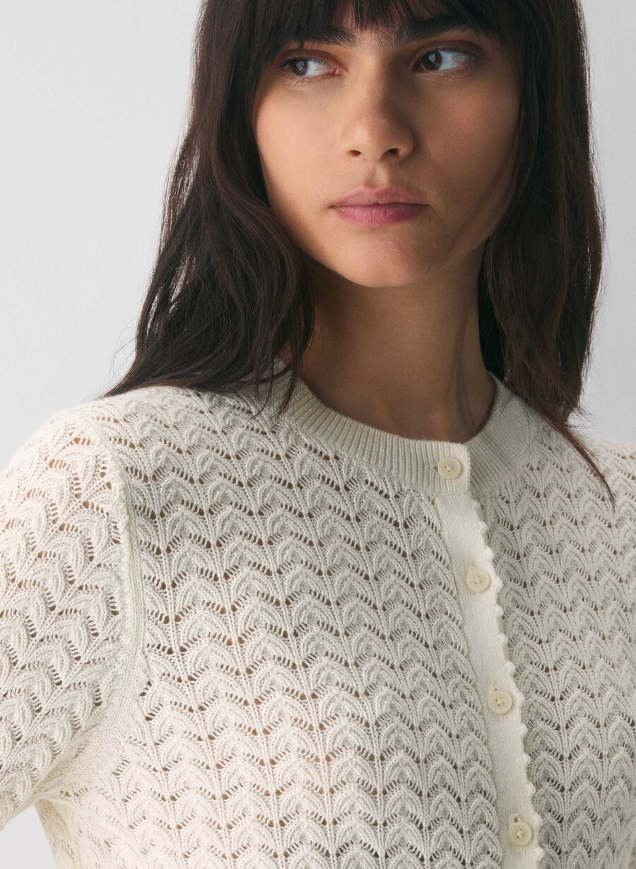 cotton charm prelusion cardigan light birch