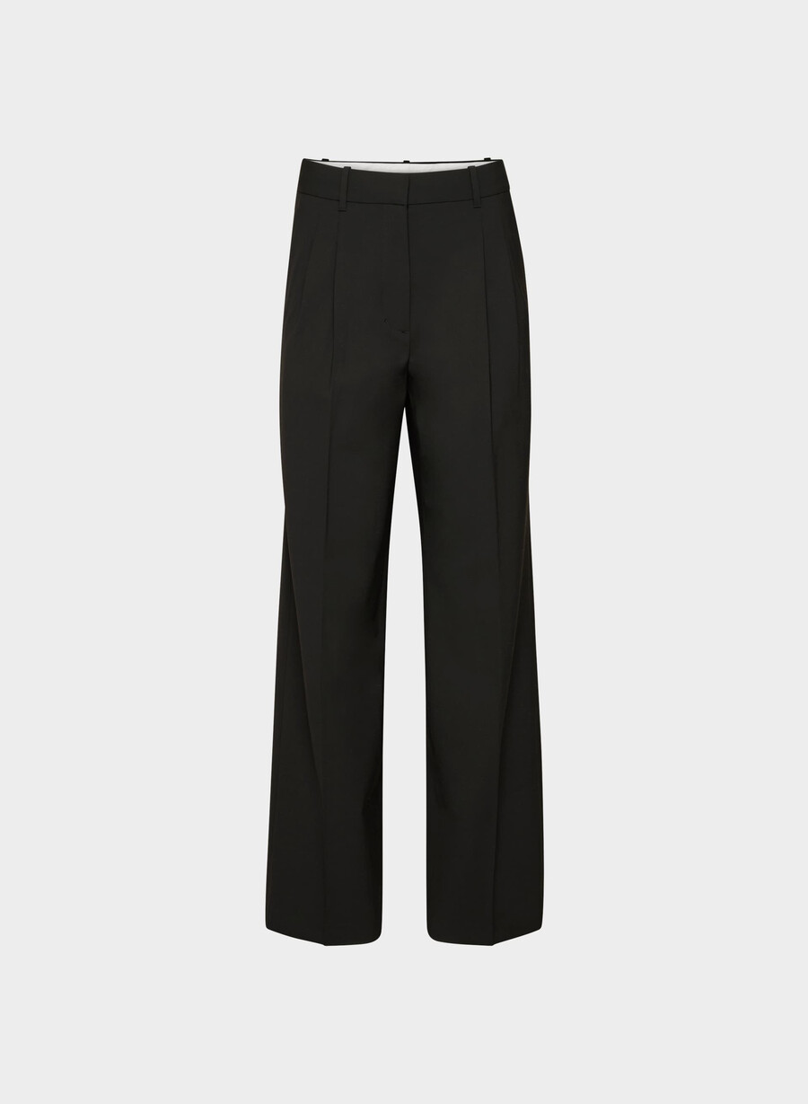 the effortless pant wool black