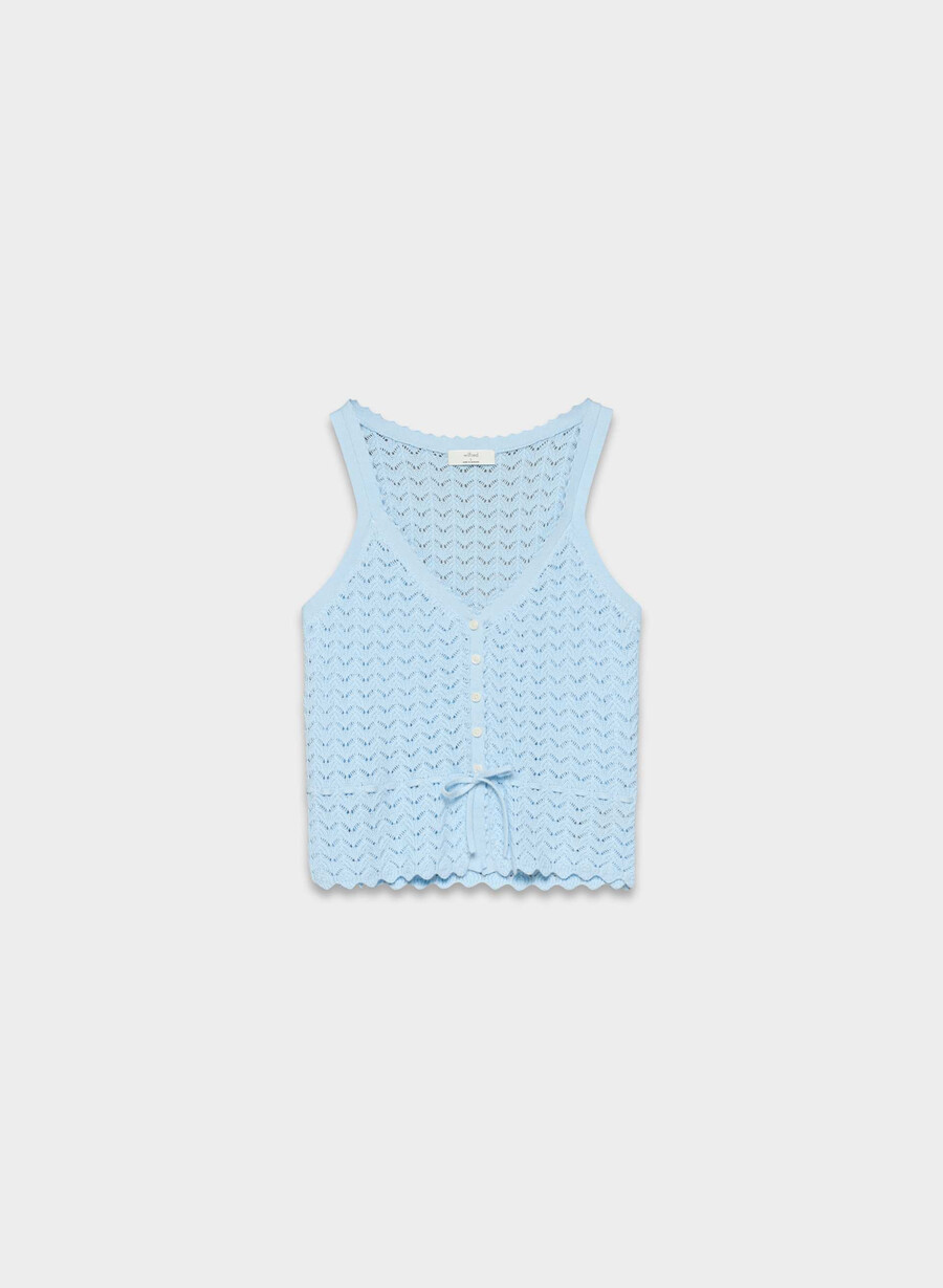 cotton charm semantic top villa blue