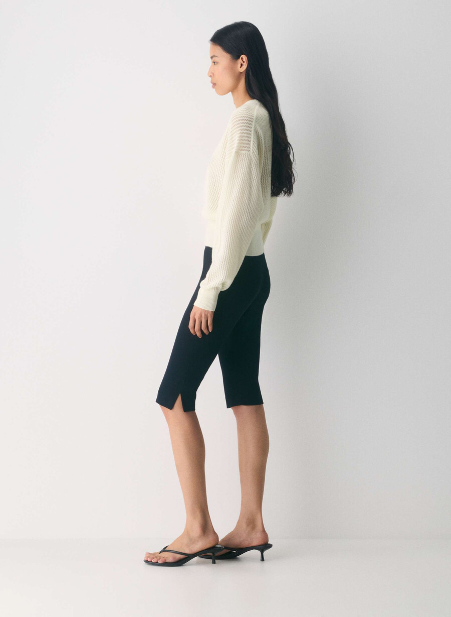 theme wool cashmere sweater light birch