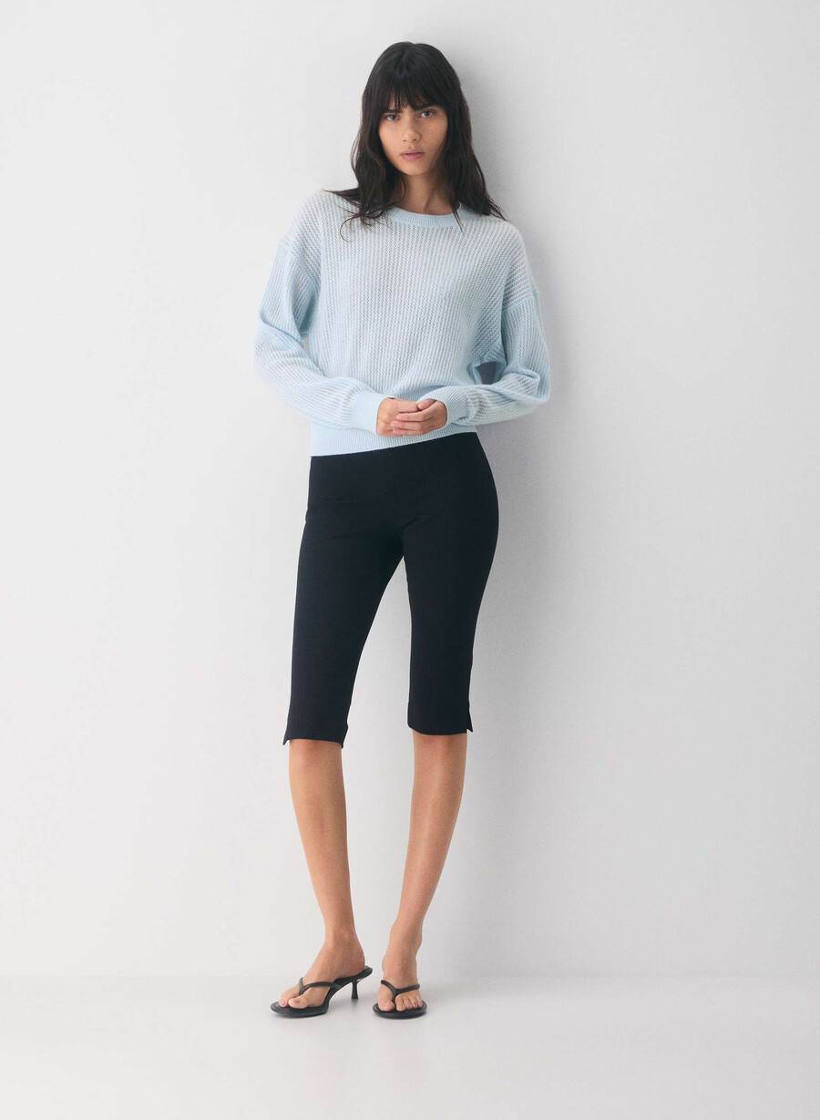 theme wool cashmere sweater villa blue