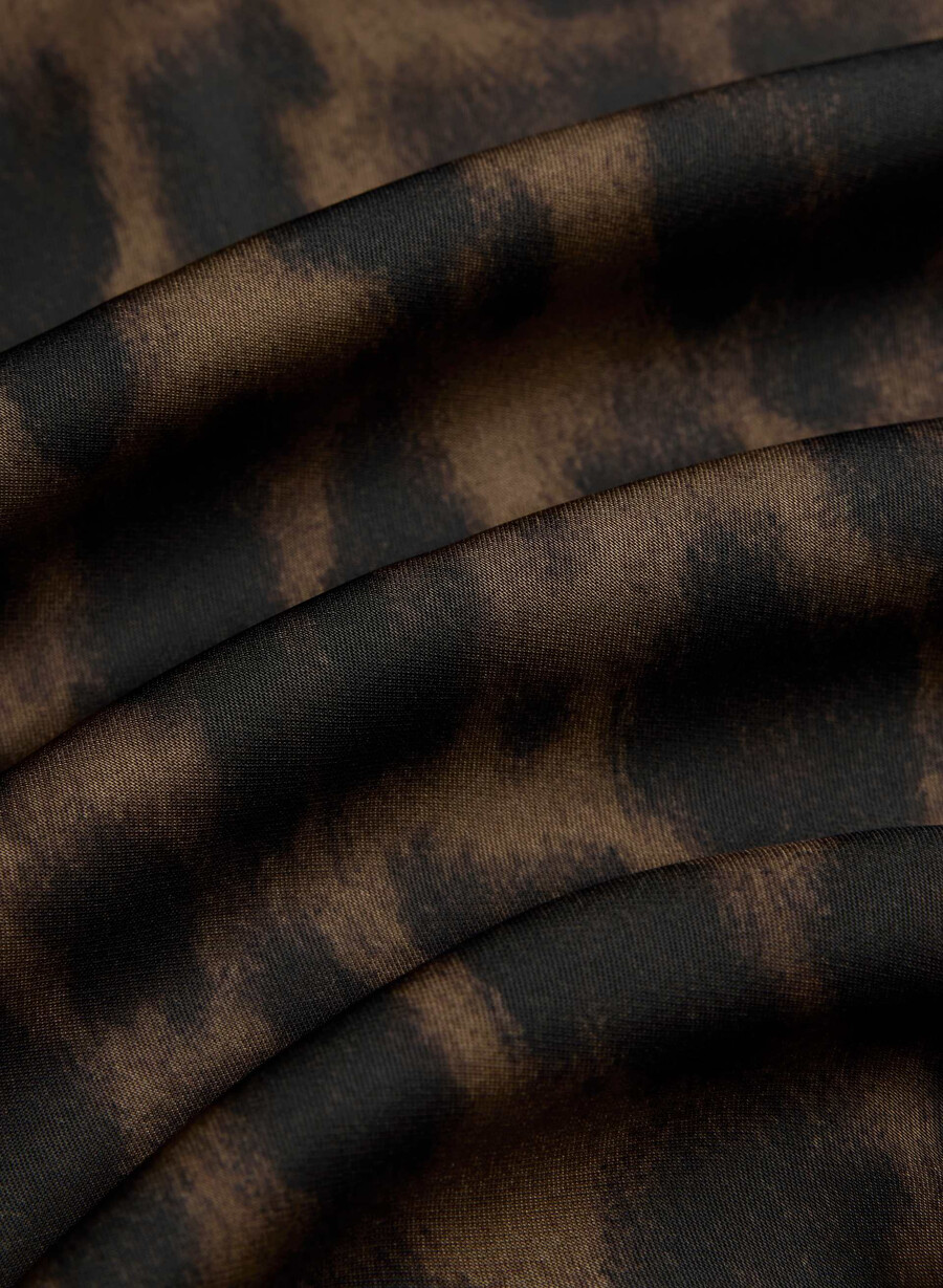 audience satin top cello brown black