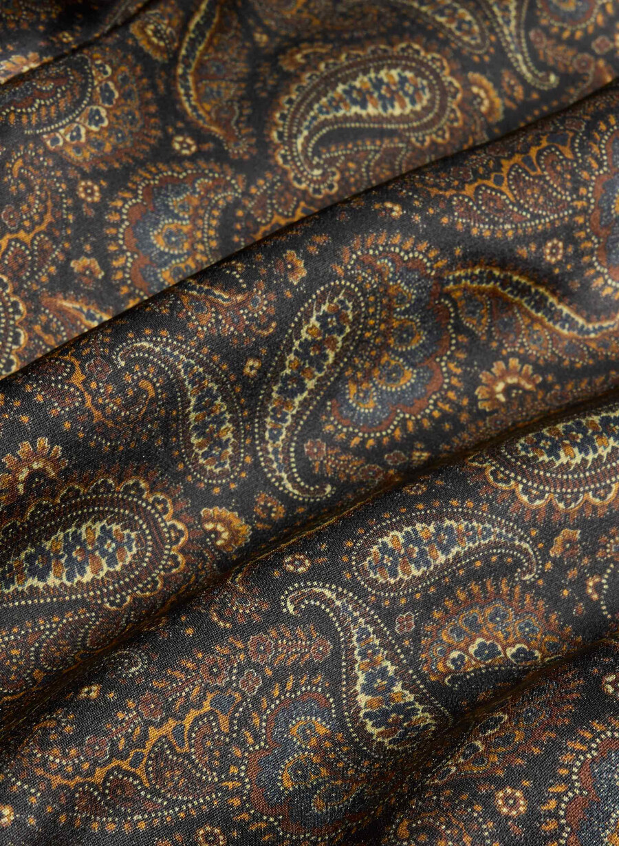 nightside silk pajama robe drk nt nvycnmn