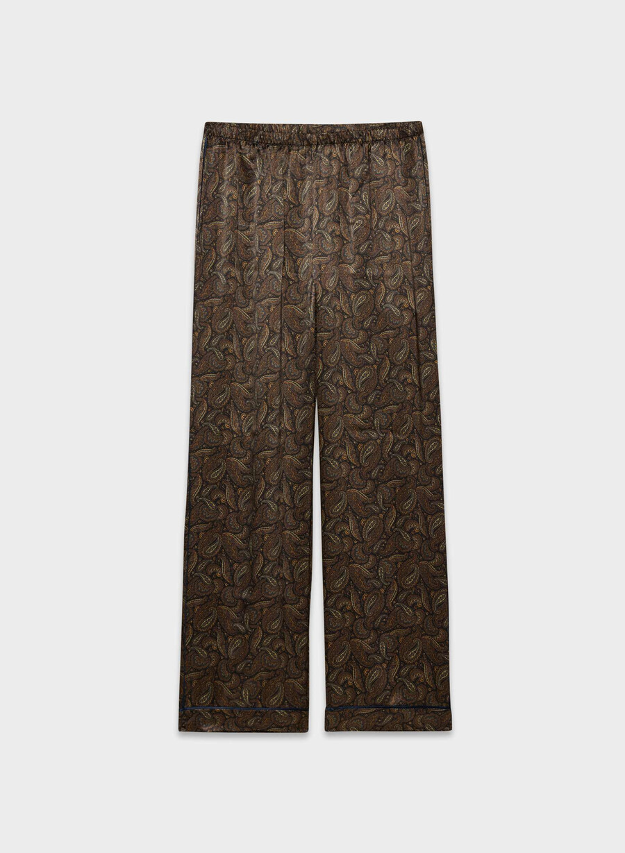 nightside silk pajama pant drk nt nvycnmn