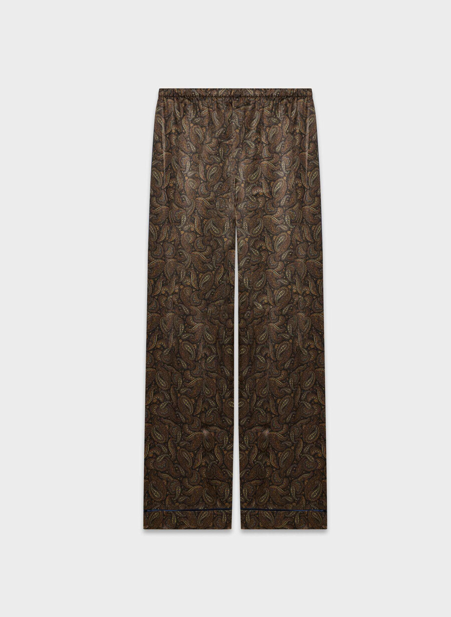 nightside silk pajama pant drk nt nvycnmn