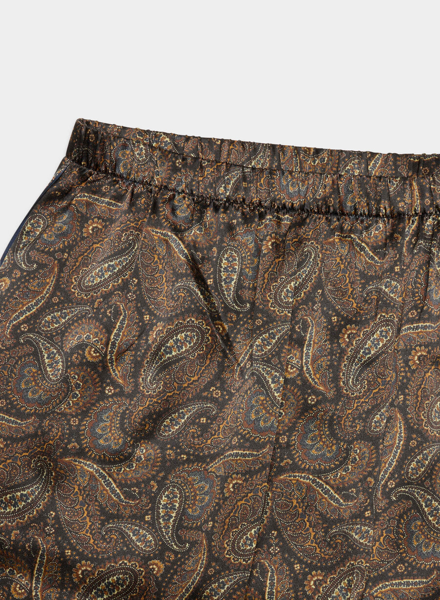 nightside silk pajama pant drk nt nvycnmn
